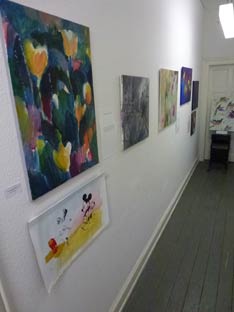 Ausstellungsrundgang in den Ateliers der wfk